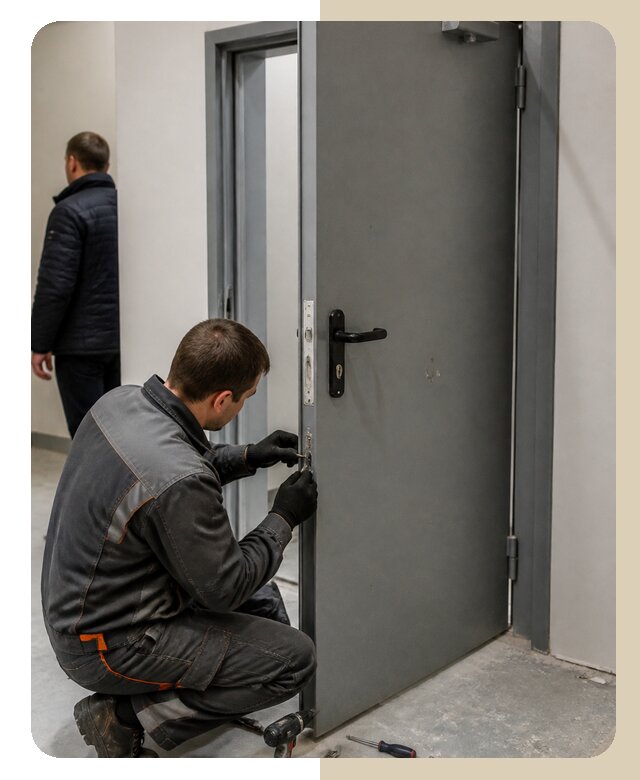 Ремонт противопожарной двери в Боровичах по цене 6775 р. | ДвериЛегко-Брв