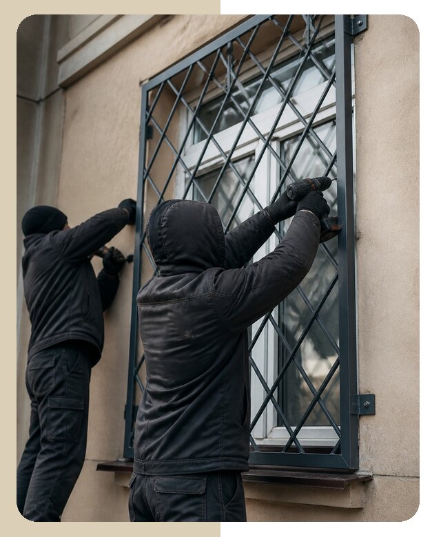 Установка антивандальных решеток на окна в Боровичах